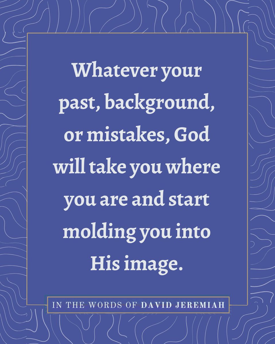 davidjeremiah's tweet photo. God doesn’t wait for you to be perfect—He starts right where you are. 🧡🛠️ https://t.co/cgmNk1vGIr