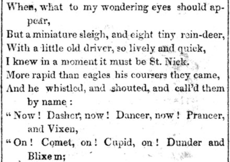 HistoricalRook's tweet image. #OTD July 15, 1779:
Birth of Clement C. Moore, American Episcopal educator. His fame endures today,not as a theologian, but as the author of a completely mythical poem: 'Twas the Night BeforeChristmas' (1823).