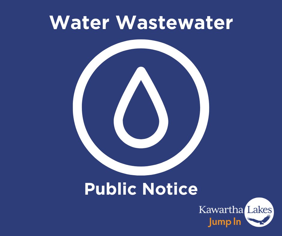 📢 Sonya water users: Today you should expect temporary low pressure or fluctuations due to system upgrades. Water will remain safe to drink. Some may notice a change in taste or odour. Run cold tap if water appears cloudy.

Details: kawarthalakes.me/3IiQren
