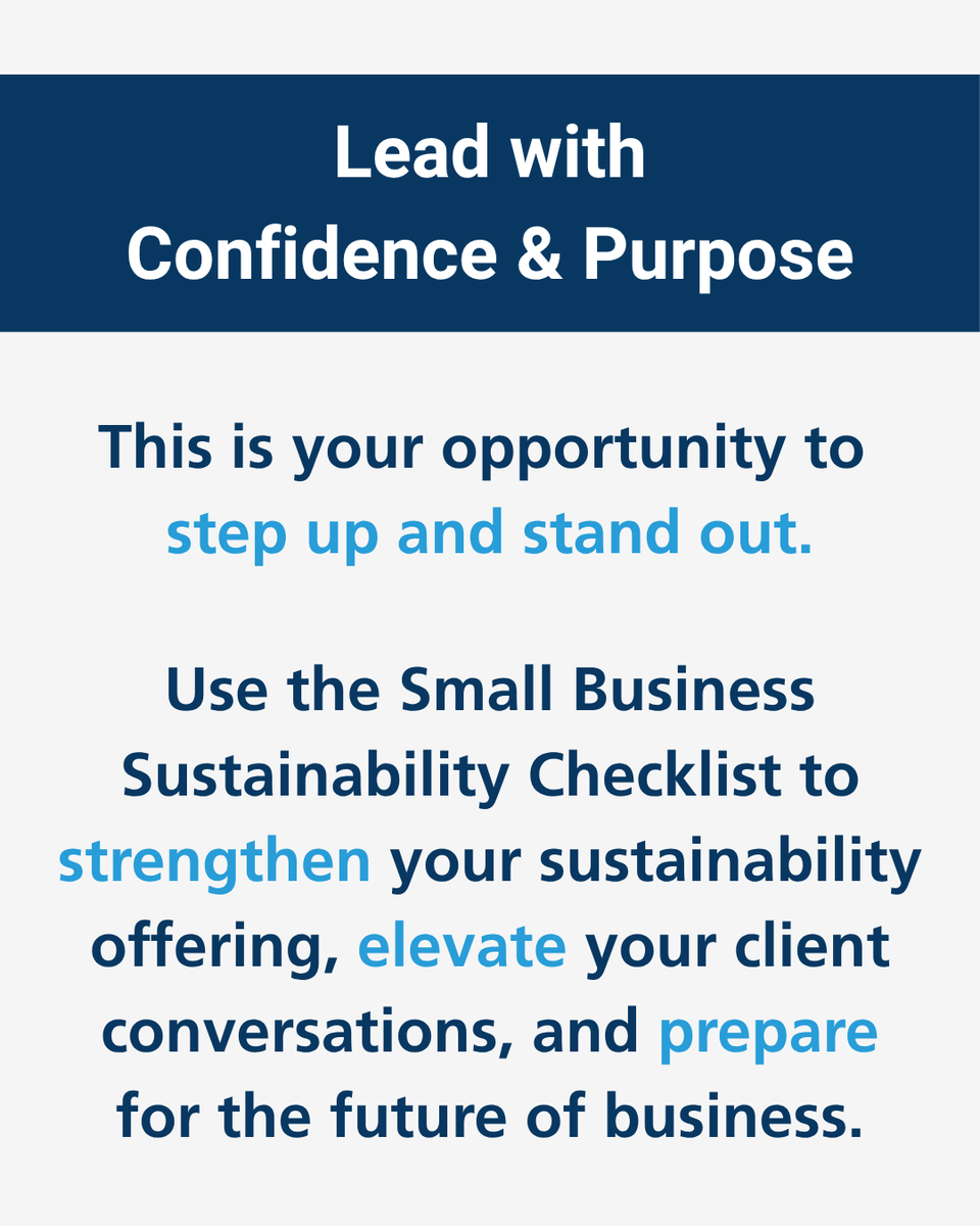 IFAC's tweet image. 📣 Small businesses, meet your new sustainability resource!
🌍 Our small business sustainability checklist makes going green simpler with a quick self-assessment, practical tips & resources for every stage. Start tracking progress today!
👉 Click here: bit.ly/4kNZPoR