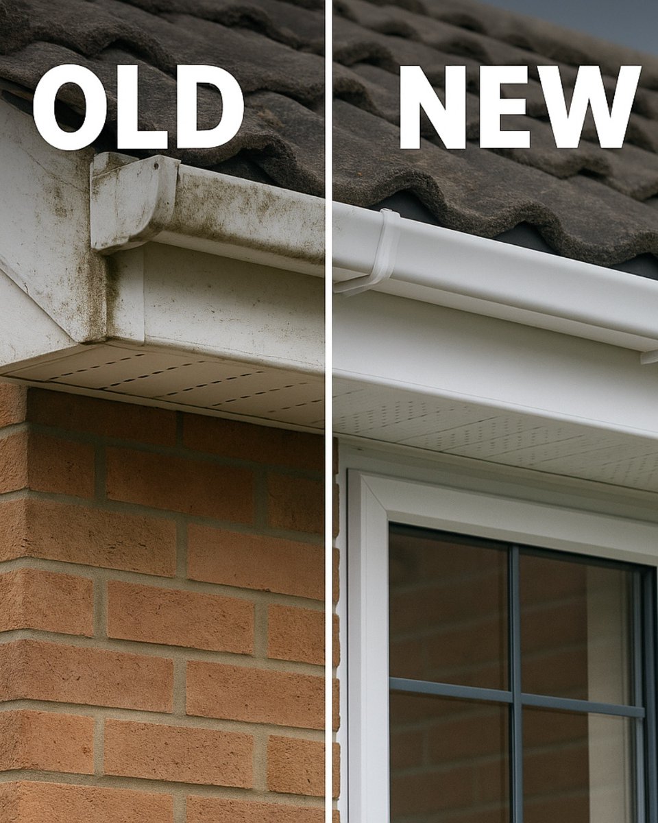 Spot the difference 👀

Fresh fascias and soffits don’t just boost kerb appeal – they keep your builds protected and maintenance-free for years to come.

Trade with us today – where quality meets convenience.

#EuroplasPVCU #RooflineProducts #Fascia #Soffit