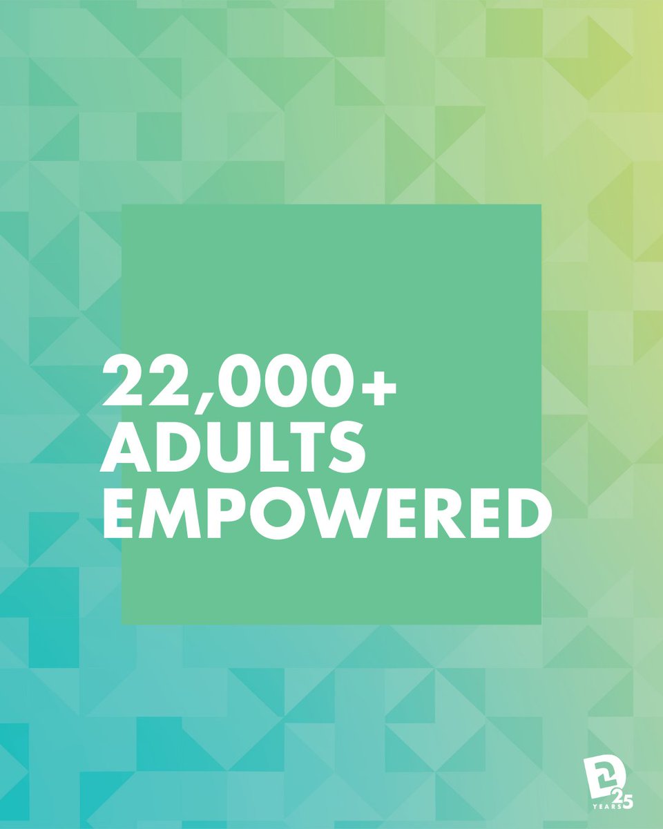 Darkness2Light's tweet image. We've empowered nearly 2.5 million adults with the tools to prevent child sexual abuse. To honor this legacy, we set a bold goal: train 25% more adults than last year—and we’re on track. 🎉
Will you help us reach our 70,000-person goal? Get trained today: d2l.org/get-trained