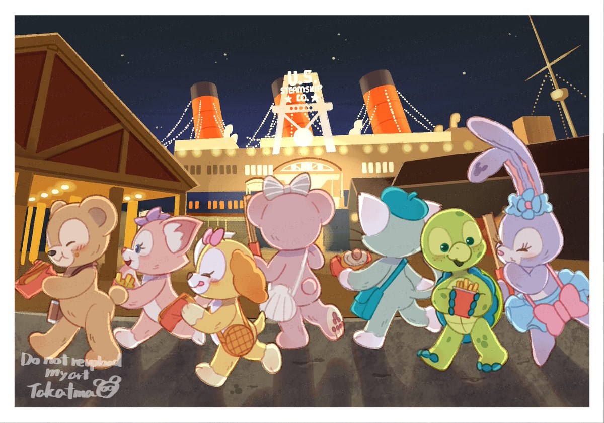 takatmaorange's tweet image. 〜ダッフィー&amp;amp;フレンズ、ディズニーシーのたび〜
S.S.コロンビア号🚢🌟