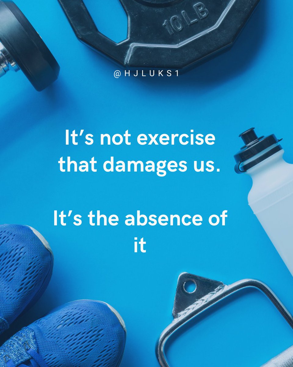 The irony is real.
Many patients tell me they’re afraid to move because they don’t want to make things worse.

But stillness is rarely protective. It's often the real threat.

Movement supports joint health, maintains muscle, protects balance, and drives metabolic function.