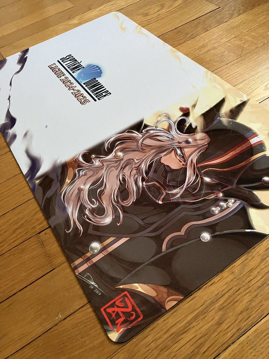 DzoHo's tweet photo. J’ai reçu les #playmats du Heart Tournament pour lesquels j’ai fait les #fanart #FinalFantasyIV.
#FF4 #FFIV #FinalFantasy4 https://t.co/kj13NomybD