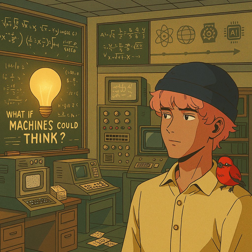 We’re all blown away by what AI can do today boosting productivity, creating art, even writing code.

But have you ever stopped to wonder:
Where did it all begin?

Let’s take it back.

AI started in the 1950s with a simple, powerful idea:
What if machines could think like humans?