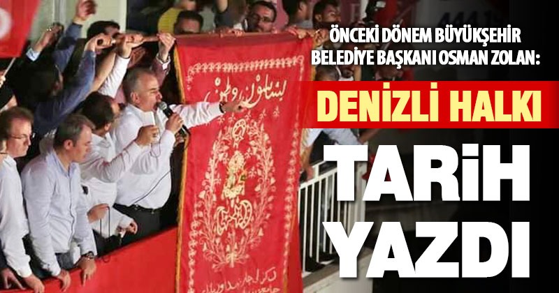 denizlihaber.com/yasam/gundem/o…

Hain darbe gecesi Denizli’nin meydanlarında da darbeye geçit vermeyen kitleler oluştu. Darbeyi durdurma adına sokağa çıkan ilk isimlerden biri de dönemin Büyükşehir Belediye Başkanı Osman Zolan’dı.