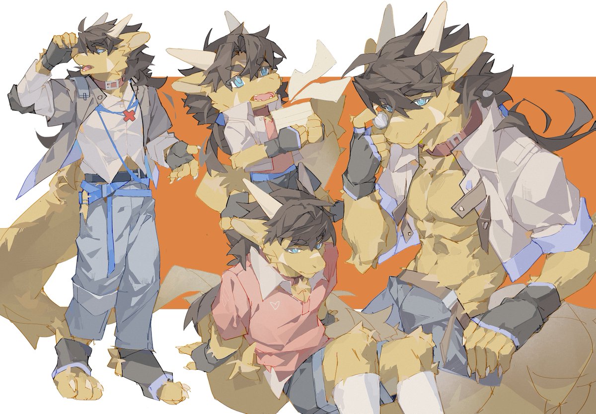 BigYellow0079's tweet image. 你黄早年迈向毛龙的第一步，随后就正式落实下来这个变体了