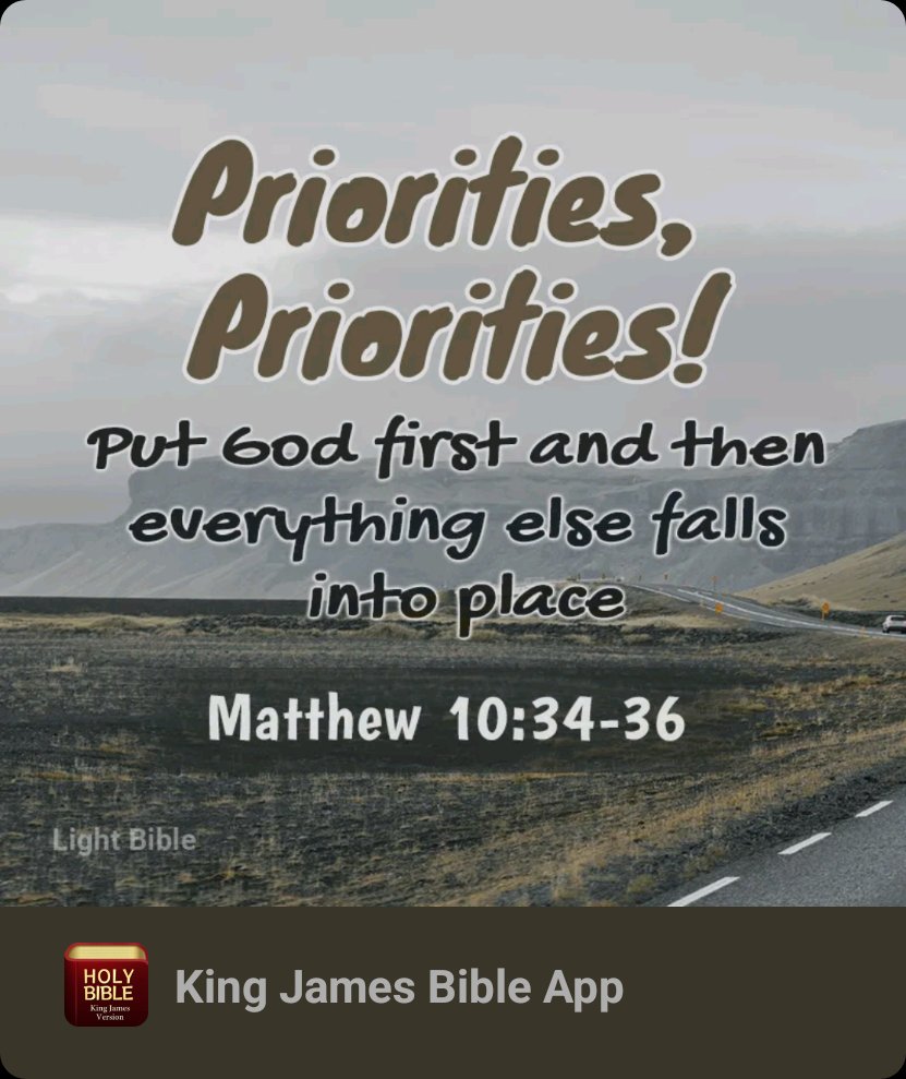 Does Jesus really want us to believe that our enemies are our parents, children, family or friends? Somehow, I don't think so! It is really about priorities. Have you ever chosen to watch a sports program when your child wanted to talk to you? What about not sitting at the table