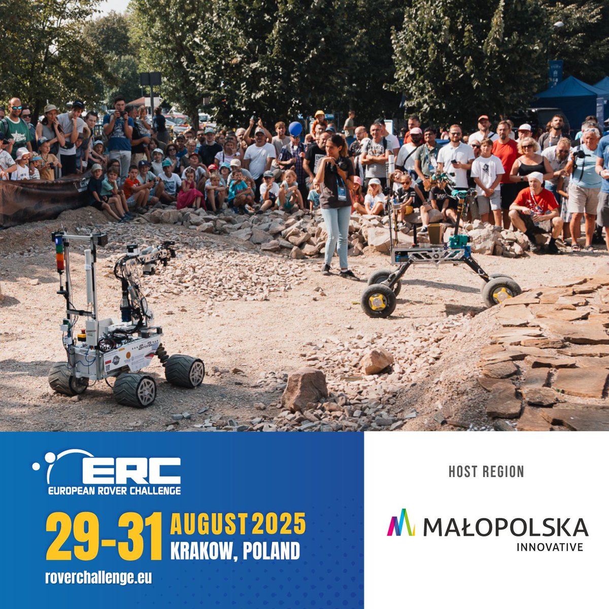 European Rover Challenge (@rover_challenge) on Twitter photo Heads up – <a href="/malopolskaPL/">Małopolska</a> joins the #ERC2025 as an official Host Region 🚀 Malopolska, known for its rich history and culture, is looking more and more boldly to the future, betting on the development of space technologies. #businessinmalopolska #innowacyjnamalopolska Heads up – <a href="/malopolskaPL/">Małopolska</a> joins the #ERC2025 as an official Host Region 🚀 Malopolska, known for its rich history and culture, is looking more and more boldly to the future, betting on the development of space technologies. #businessinmalopolska #innowacyjnamalopolska