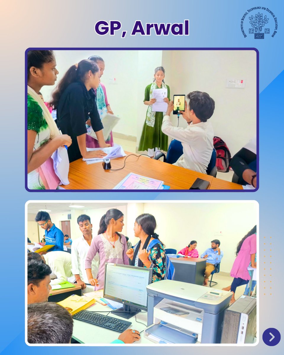 DSTTEBihar's tweet image. The 1st round of admissions at Govt Polytechnic Institutes in Arwal, Gopalganj, Sitamarhi, Bhagalpur &amp;amp; Muzaffarpur was a success! 

Excited students joined with hope &amp;amp; enthusiasm. Best wishes from Dstte Bihar 

#PolytechnicAdmissions #BiharEducation  #Admissions2025