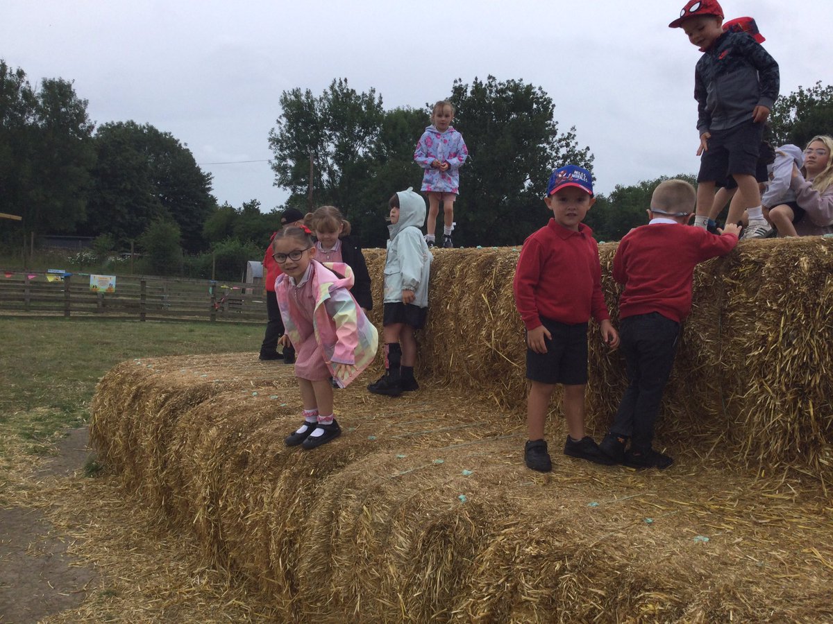 Fun on the hay.