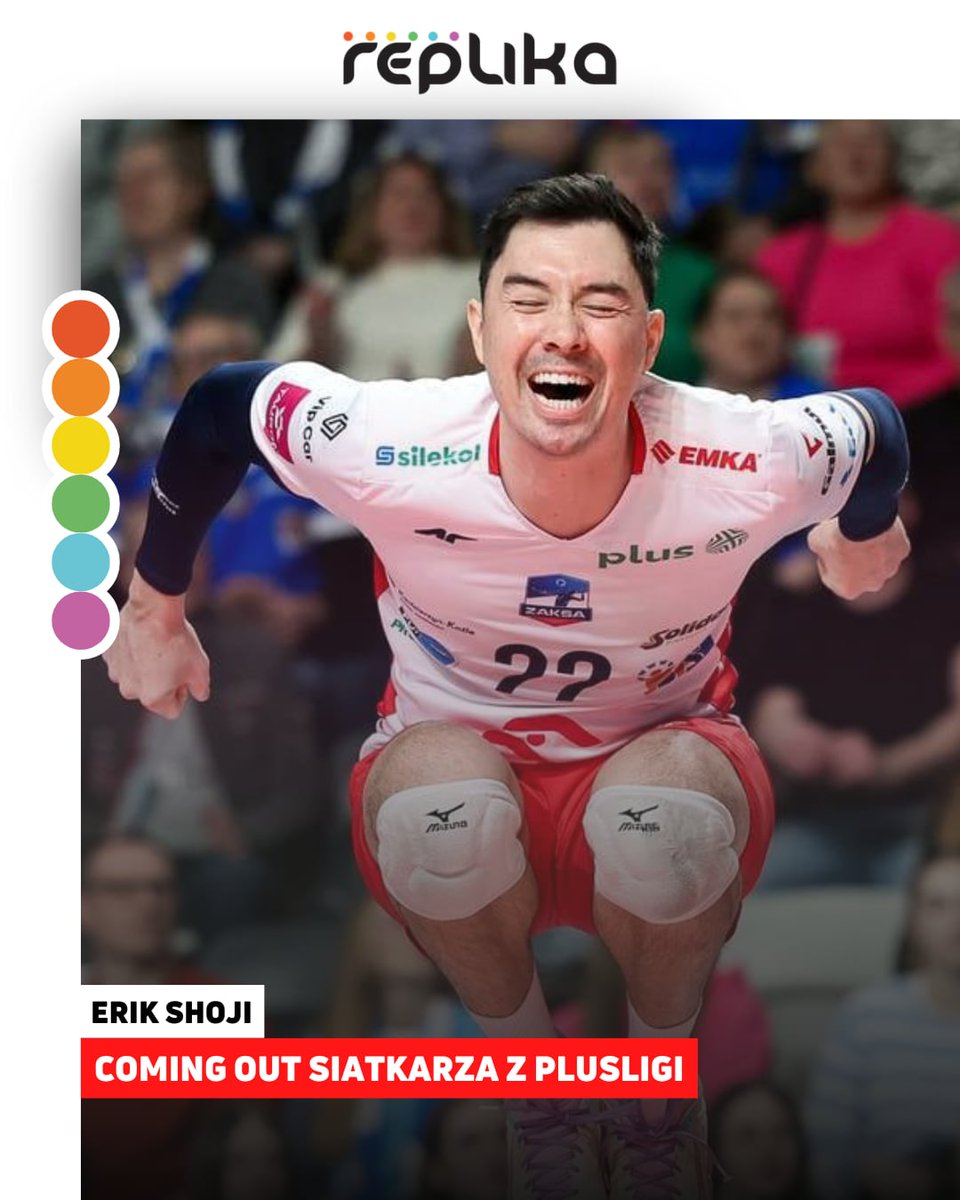 Wybitny siatkarz grający na pozycji libero - Erik Shoji, były zawodnik ZAKSY Kędzierzyn-Koźle; brązowy medalista z igrzysk w Rio 2016 i w Paryżu 2024 zrobił coming out! 
To drugi coming out w męskim sporcie zawodowym w Polsce w tym roku! 🏳️‍🌈
