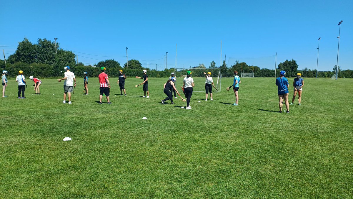 On Friday, I got to do a hurling session with 16 Spanish Students in <a href="/ClonadGAA/">Clonad GAA Club</a>. The students really enjoyed it and were quick to pick up the skills of the game. 
<a href="/GamesLaois/">Laois Coaching & Games</a>