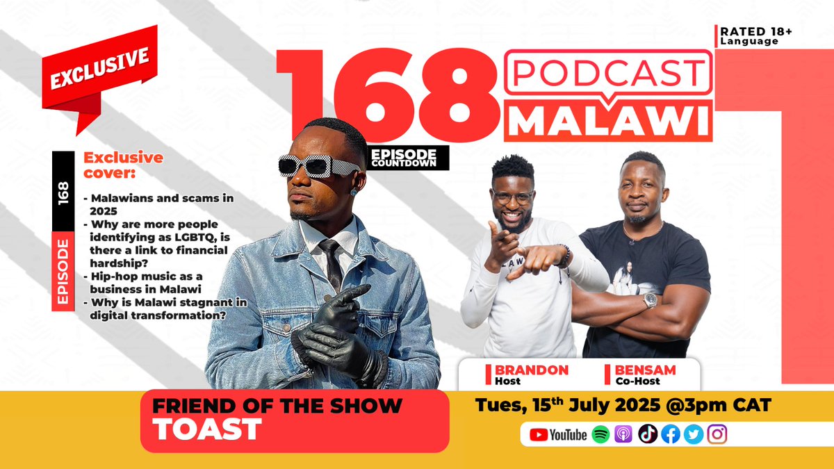 Toast joins Ben and Brandon as a friend of the show. Here to discuss many issues. Watch the episode at 3PM CAT:-youtu.be/pRD8NbxnQcQ
