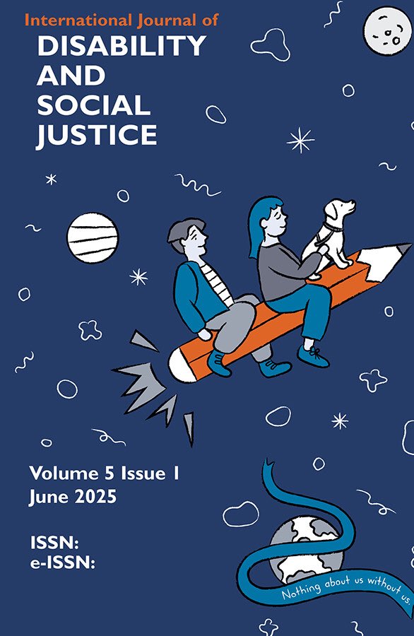 Pluto_Journals's tweet image. News bit.ly/PJ_July25 of International Journal of Disability and Social Justice Vol 5 Iss 1 shows its articles: Analysis of Accessibility, Mobility Justice, Disability-Based Hate Crime, Autistic Menopause, exclusion in the Arts & Safety & Japan's Eugenics Protection Law