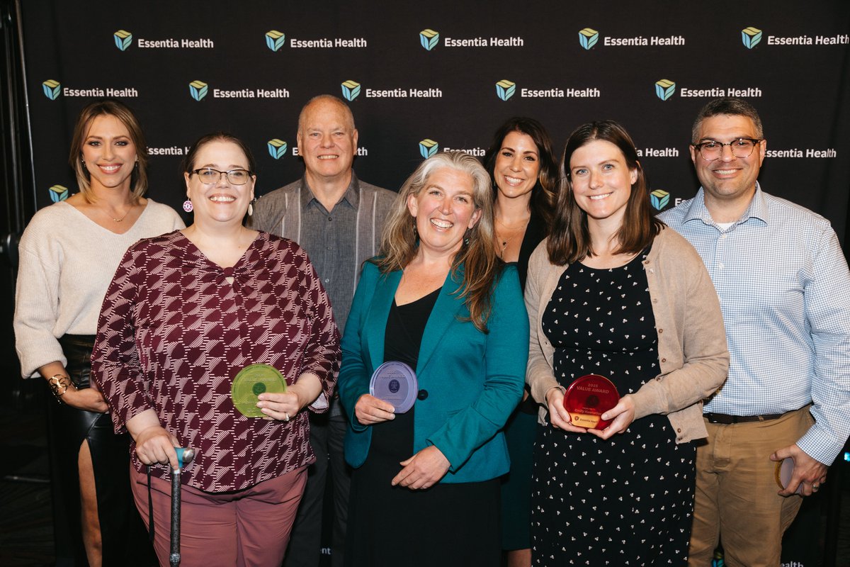 Congratulations to our 2025 Values Awards recipients from Duluth, Minnesota!

Please join us as we celebrate Essentia Health colleagues who are honored for exemplifying one of our seven values — quality, hospitality, respect, joy, justice, stewardship, and teamwork.