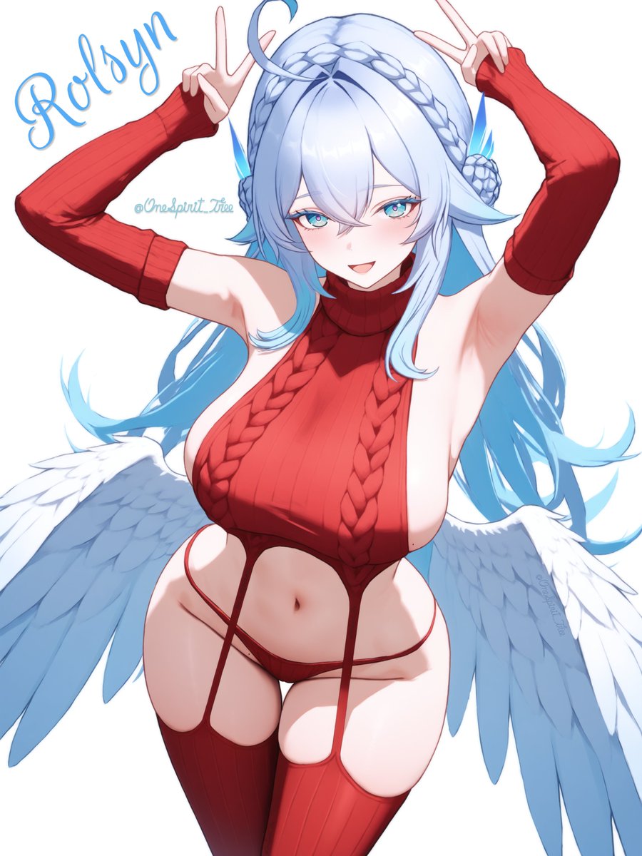 OneSpirit_Tree's tweet image. Angel Roslyn wearing sweater 📷😳❤️
#ToF #幻塔 #幻塔ART
#AIart #ToFanMade #TowerofFantasy
pixiv.net/en/artworks/13…
