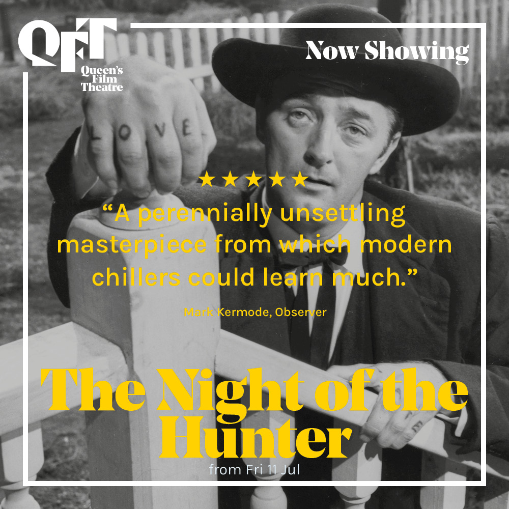 QFTBelfast's tweet image. Today
The Night of the Hunter: 12:50
The Ballad of Wallis Island: 13:00
From Hilde, With Love + Kate Bush Short: 15:15
The Last Journey: 15:30
Twin Peaks: Season 1 (Part 2): 18:00
The Philadelphia Story: 18:15
The Other Way Around: 20:50
Hot Milk: 21:00
queensfilmtheatre.com/Whats-On