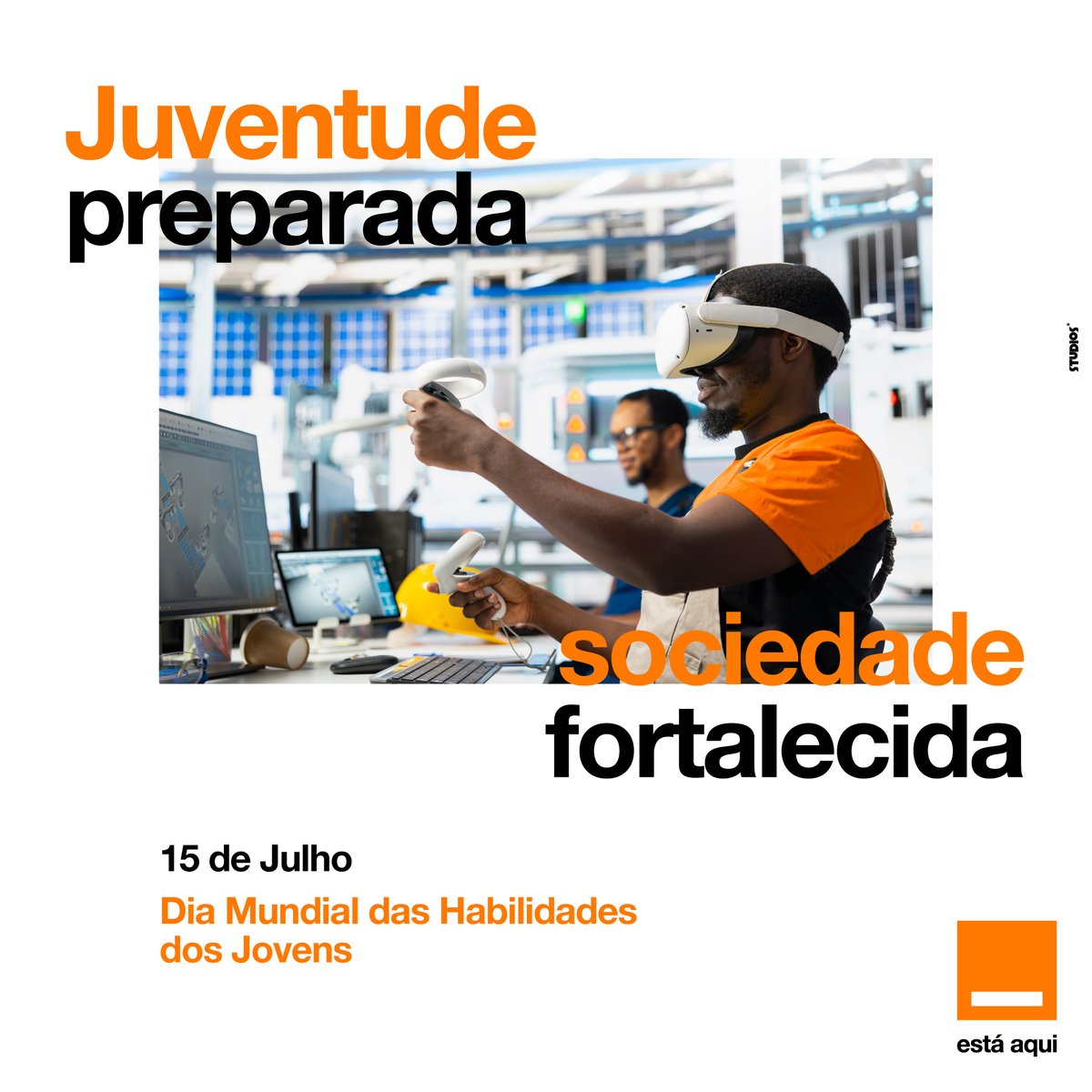 🌍 Hoje assinala-se o Dia Mundial das Competências dos Jovens!

Capacitar a juventude com competências digitais, técnicas e humanas é investir num futuro mais justo, inovador e inclusivo.
Construímos hoje os líderes de amanhã
#OrangeBissau
#DiaDasCompetências 
#JuventudeComFuturo