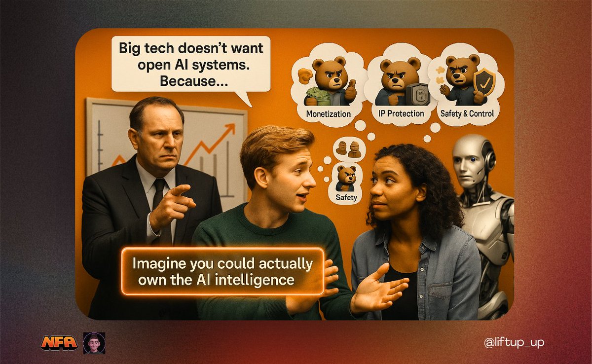 Why Big Tech Keeps AI Closed (And Why It Hurts You)
Most people think AI is here to help them but they’re not seeing the full picture.

Behind the scenes, AI is locked in silos just like how <a href="/ladyxtel/">Christel Buchanan</a> explained it in NFA doc.

You train it, you improve it, you rely on it, but you