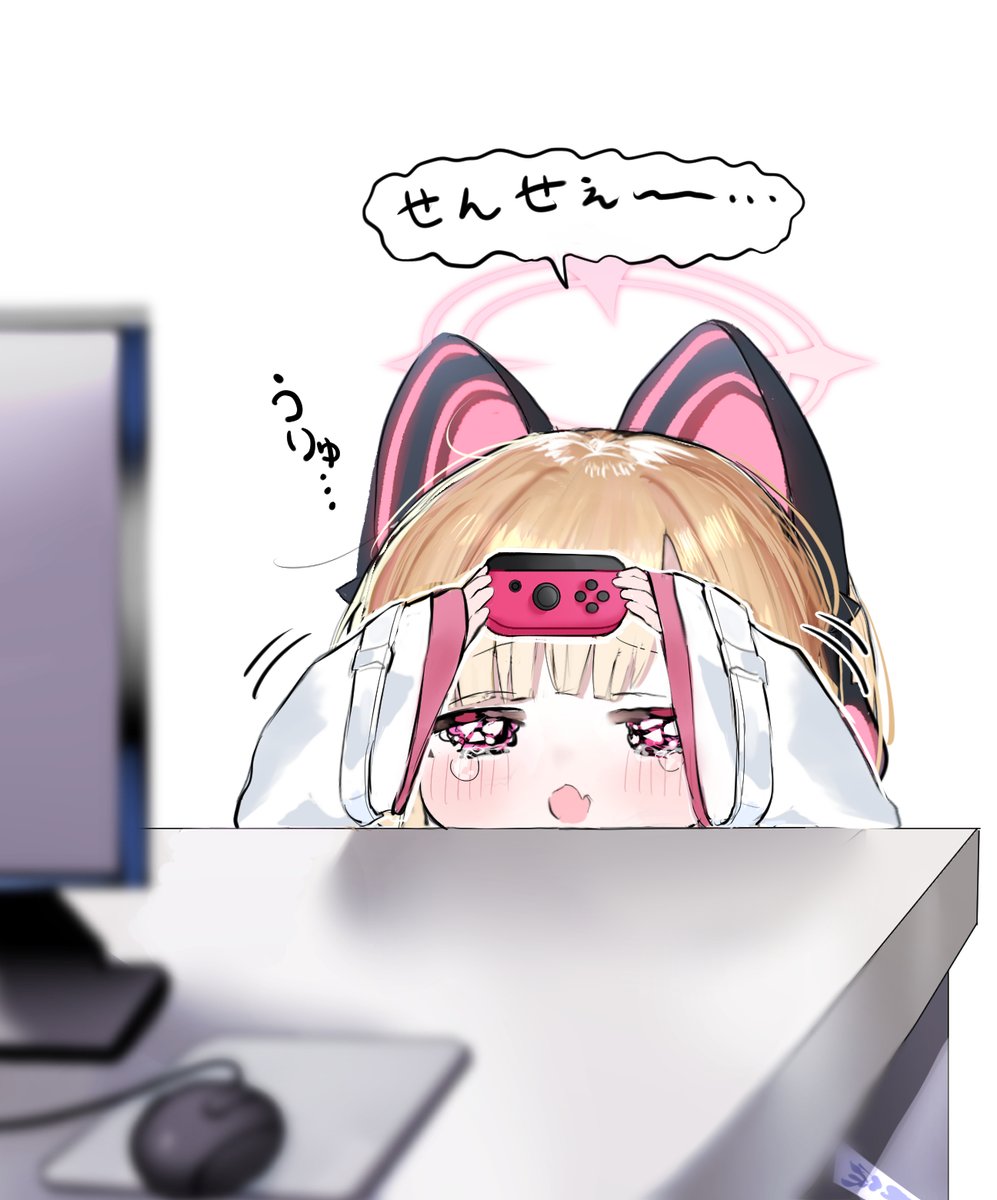 かまってほしがるモモイを一時間放置してみた🙂
#ブルアカ