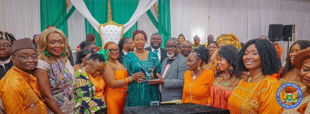 I had the distinguished honour of being celebrated by the JMB North America (JMBNA) at an illustrious Dinner of Excellence held in my honour.

It was a night filled with pride, unity, and a beautiful showcase of Sierra Leonean Diaspora excellence. The event reached a touching