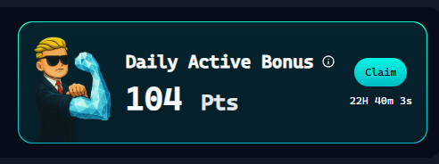 the_boss_crypto's tweet image. 💪 Daily bonus: 104 pts today on @virtuals_io .
📉 Points sliding lower again… same grind, less reward. 🫠
Algo still in vacation mode or prepping for a surprise? 👀
#VirtualProtocol #YappingPoints