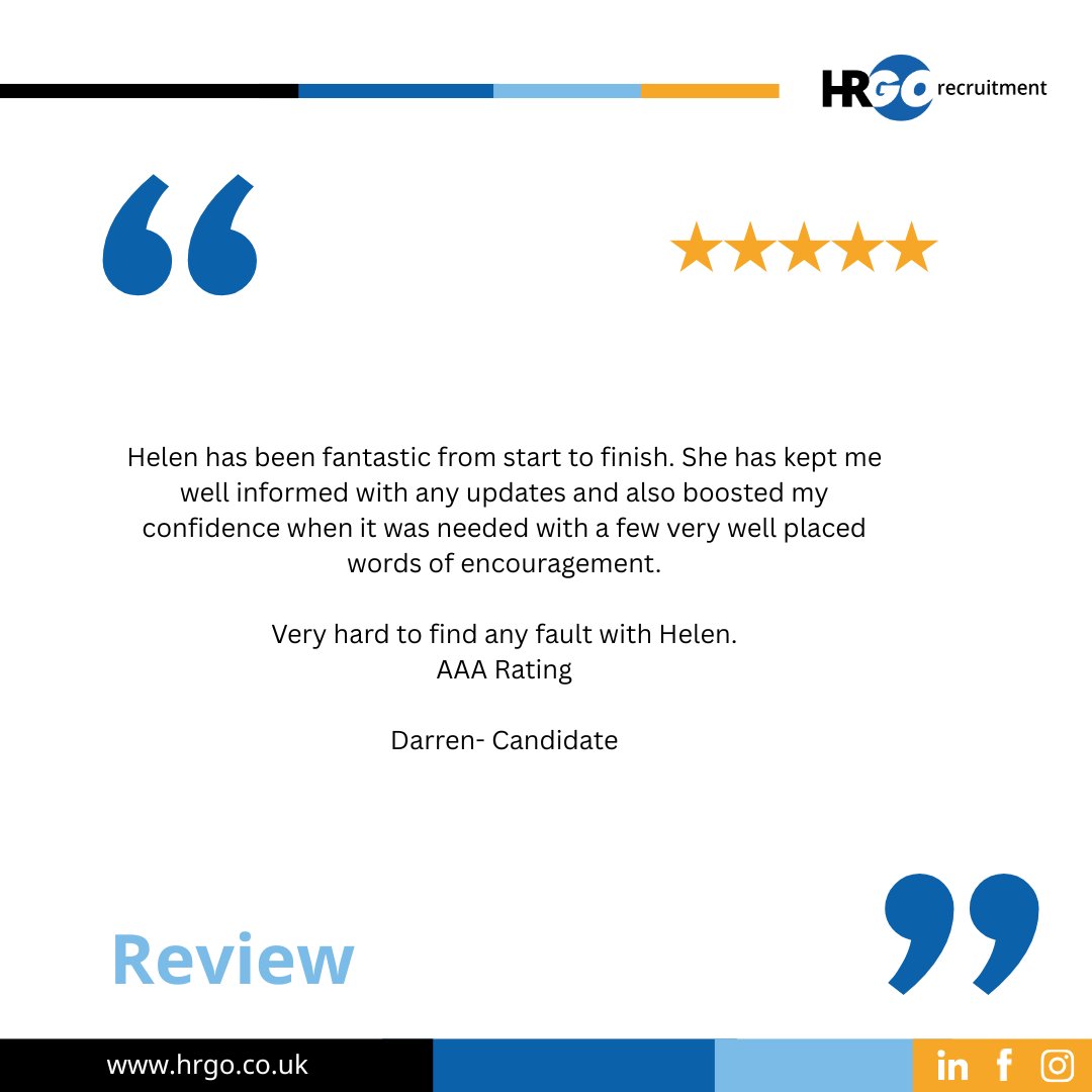 Thank you to these lovely candidates who took the time to give me feedback, this is one of the many reasons why I love recruitment...helping people <a href="/HRGORecSomerset/">HR GO Recruitment South West</a> <a href="/HRGOrec/">HRGO Recruitment</a> #feedback #5starreview