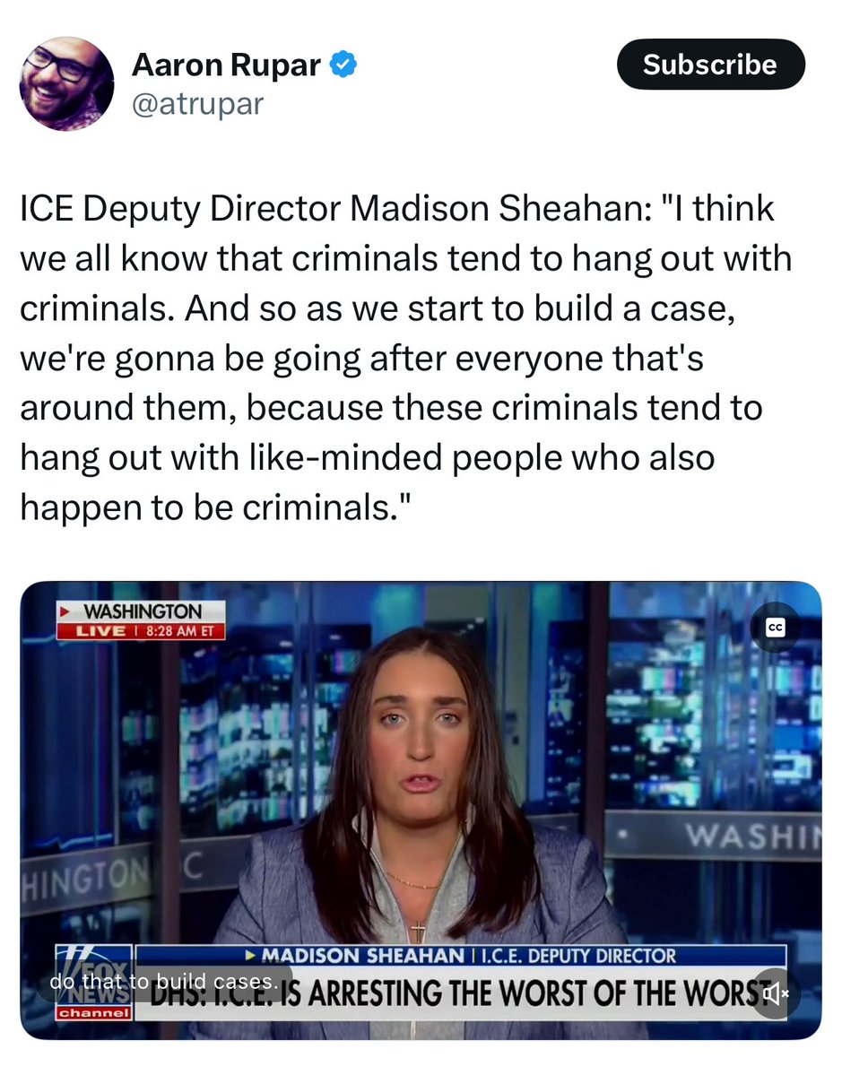 This is how ICE ends up illegally detaining US citizens because they work at the same car wash as some illegal immigrants - and they're Latino. It's an absolutely absurd, and unconstitutional, way to do law enforcement.