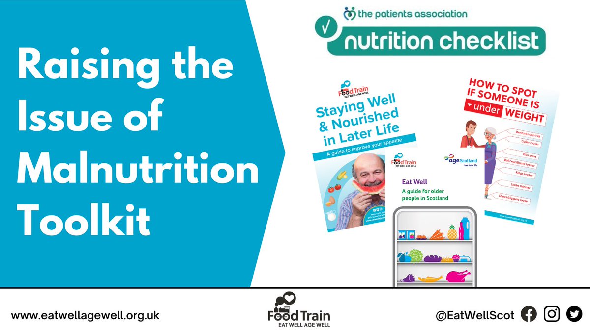 Our Raising the Issue of Malnutrition Toolkit is available for anyone supporting older people. 
It's full of practical guidance to help identify #malnutrition risk and provides easy to use screening tools 
Get a Free Digital Toolkit: tinyurl.com/47ww4nu6