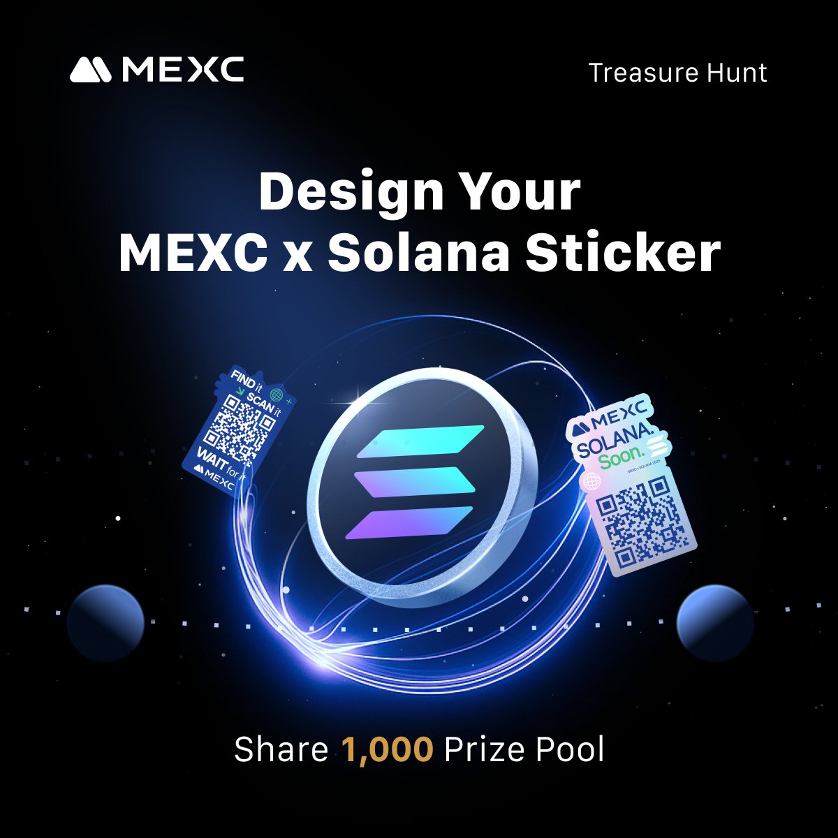 🎨 We're calling on all designers, degens, and memelords. Help us create the next iconic #MEXCxSOL sticker.

How to join?
➣ Follow @mexc_official 
➣ Share your design in the comment and tag #MEXCxSOL
➣ Submit the form: forms.gle/MkZb7tBLpkvQdu…

🏆 10 lucky winners share 1,000