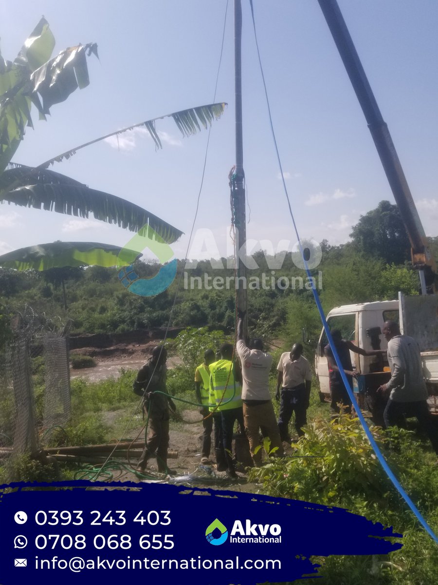 Akvointltd's tweet photo. #ProjectAlert
Just completed a pump replacement at #Omugo Piped Water System, Rhino Camp.
#GRUNDFOS SP46-20 w/ 30kW motor & a 37kW RSI. Pump will deliver 35mยณ/hr at a 215m Head.
Ensuring sustainable water access for the community!
#AkvoProjects #SolarWaterPumping https://t.co/BaXX8UgfdJ