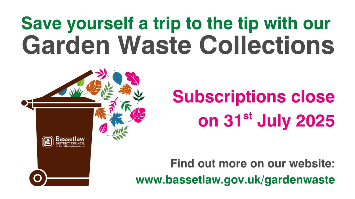 We hope that everyone who subscribed to our Garden Waste Collection Service for this year is enjoying the convenience of kerbside collections so far. 
 
If you haven’t yet subscribed, but are interested in recycling more of your waste and saving yourself a trip to the tip, it’s
