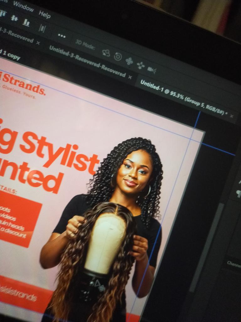 Drixxx_1's tweet image. Good afternoon X
Client needed a bold design to attract Lagos stylists. I used bright tones + focused layout to speak directly to their market. Good design does the talking. Send a DM to work with me.📩❤️
