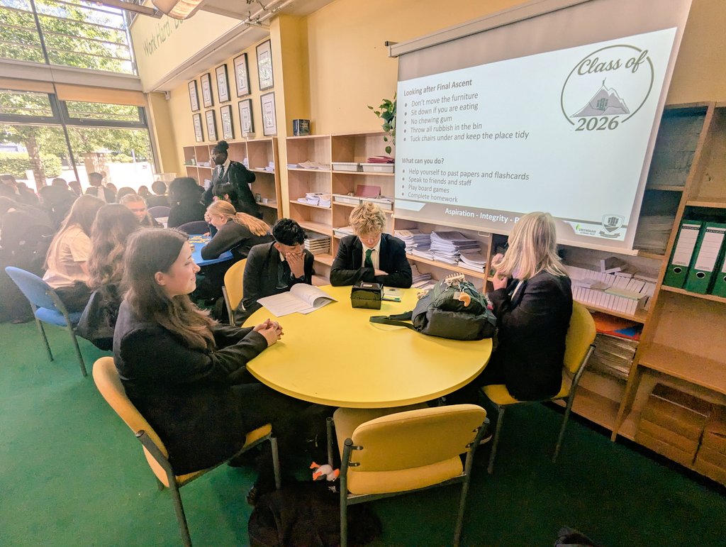 Blaise High School (@blaisehighsch) on Twitter photo Our Year 10s have really embraced Final Ascent 🏔️
A space they can call their own, to study and to play! 💚 #StudySpace #Year11ToBe #WorkHardBeKind <a href="/GreenshawTrust/">Greenshaw Learning Trust</a> Our Year 10s have really embraced Final Ascent 🏔️
A space they can call their own, to study and to play! 💚 #StudySpace #Year11ToBe #WorkHardBeKind <a href="/GreenshawTrust/">Greenshaw Learning Trust</a>