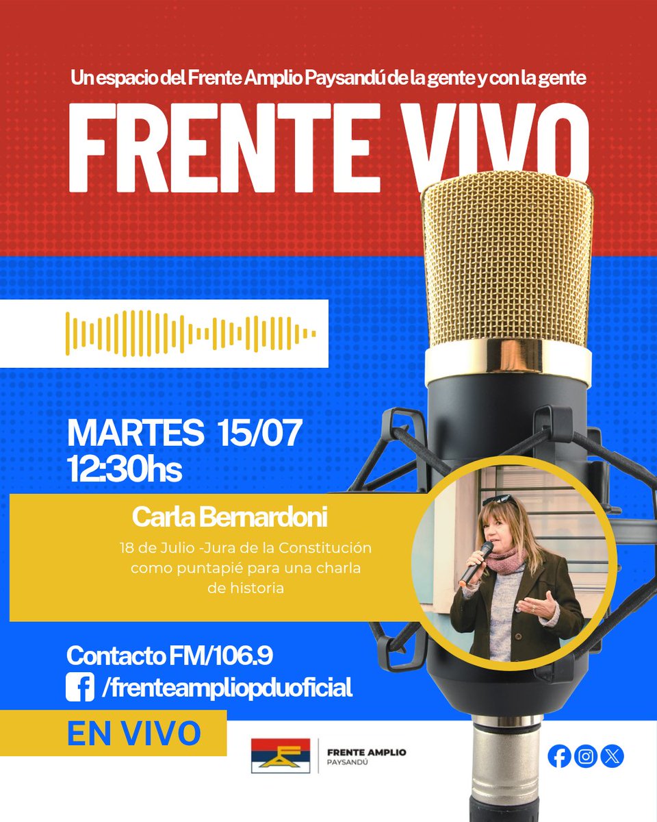 Hoy,  martes de actualidad y de historia. Porque para saber dónde vamos no hay que olvidar de dónde venimos 
Contacto FM y nuestra página oficial de facebook.