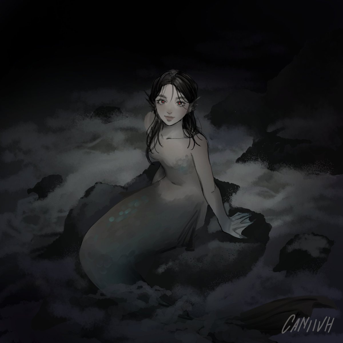 caniivh's tweet photo. So it was supposed to be for mermay and now it's July :D
Anyway #mermay

#mermay2025 #illustration #digitalart #ibispaintx #siren
#latemermay #artist https://t.co/jJEFg8SeV0