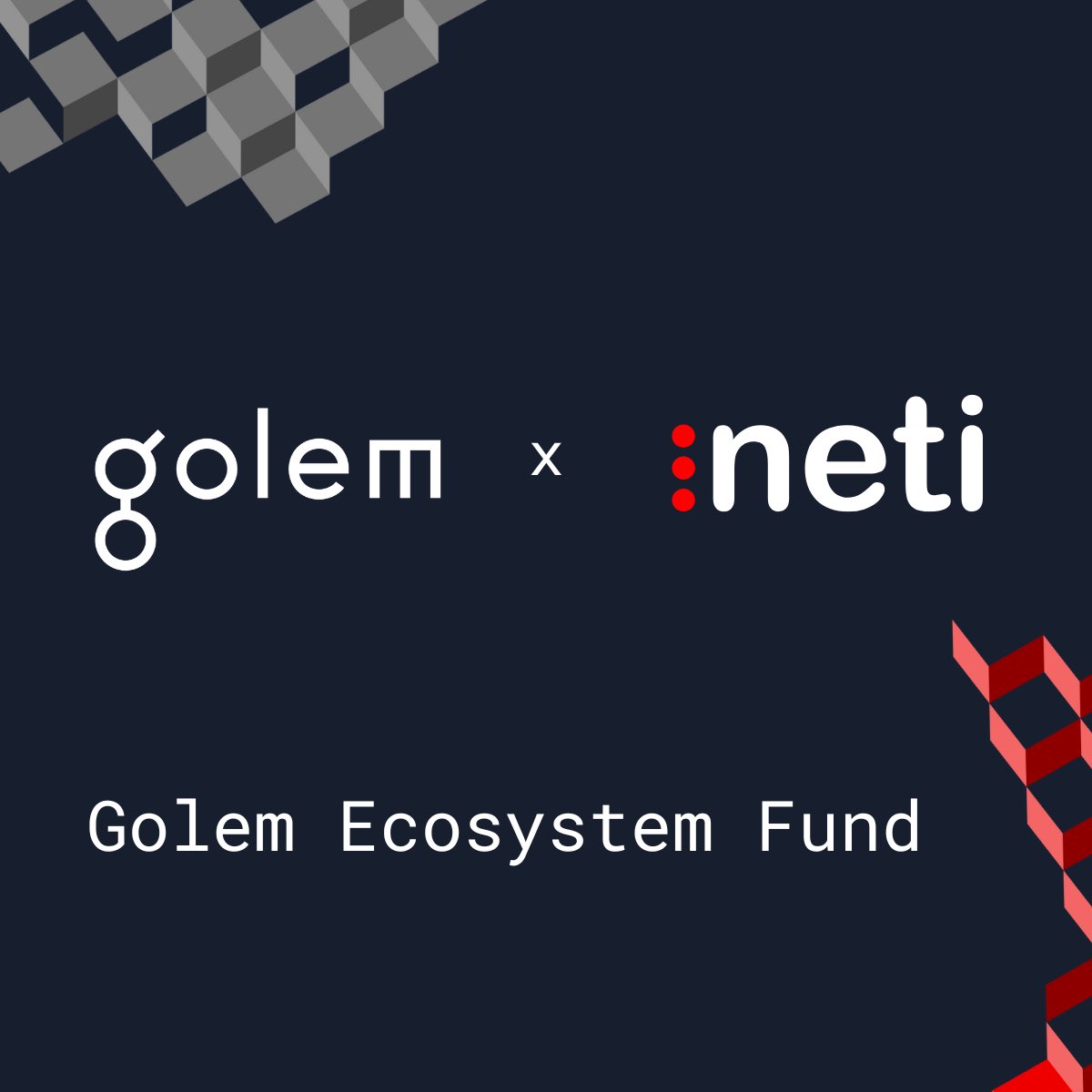 neti_soft's tweet image. We are proud to announce that Neti is partnering with @golemproject and joining the Golem Ecosystem Fund to develop the Golem Base L3 Block Explorer - a crucial infrastructure tool designed to unlock the full potential of Golem’s innovative L3 DB-Chains. 
1/2

#Neti #GolemBase