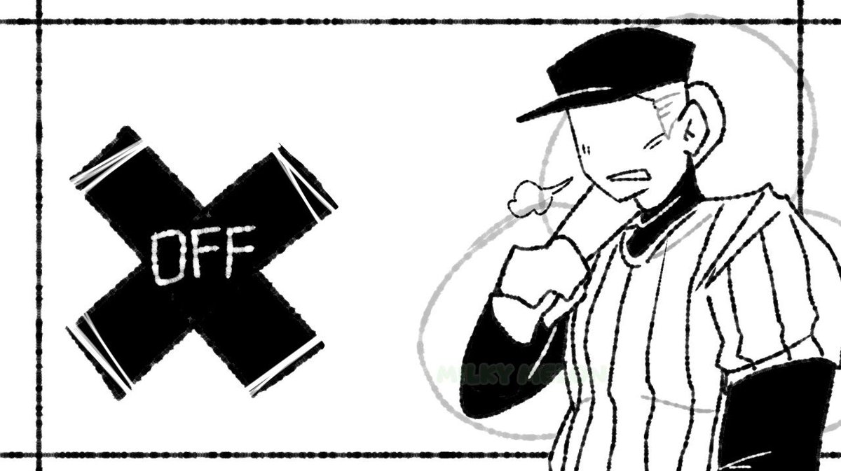 SoraCormac's tweet photo. OFF!! 
this is my for my wallpapers :P
#OFF #fanart #art https://t.co/X7vFh0vMi1