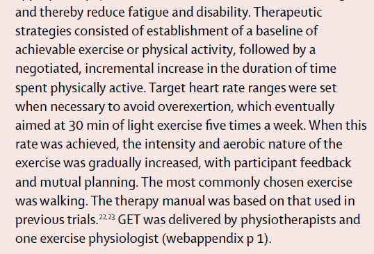 PaulGarnerWoof's tweet image. And I will say again: The PACE trial evaluated negotiated GET. It was not FORCED fixed increments. GET must be used in combination with a change in belief in what the symptoms mean: #mecfs is a psychophysiological condition, although this feels counterintuitive