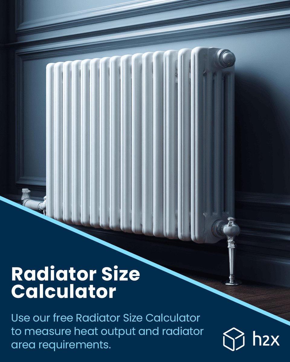h2xengineering's tweet image. Not sure what size radiator you need?

Use our free Radiator Size Calculator to measure heat output &amp;amp; area based on your project specs.

✔️ Enter BTU or kW
✔️ Metric or imperial units
✔️ Download a PDF report

👉 h2xengineering.com/radiator-size-…

#Radiators #HydronicHeating