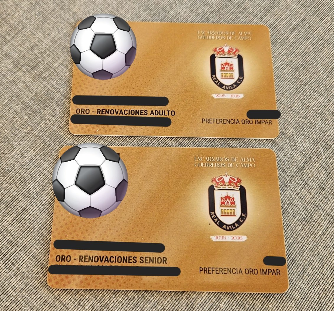 📢  Promuevo la iniciativa para que en la jornada 2, primer partido en el Adolfo Suárez, se haga pasillo a José Miguel y Julián.

👏🏼 En el videomarcador deberían salir los nombres de los valientes que estuvieron esperando varias horas para renovar el abono del <a href="/RealAvilaCF/">Real Ávila CF</a> 🔴🔵