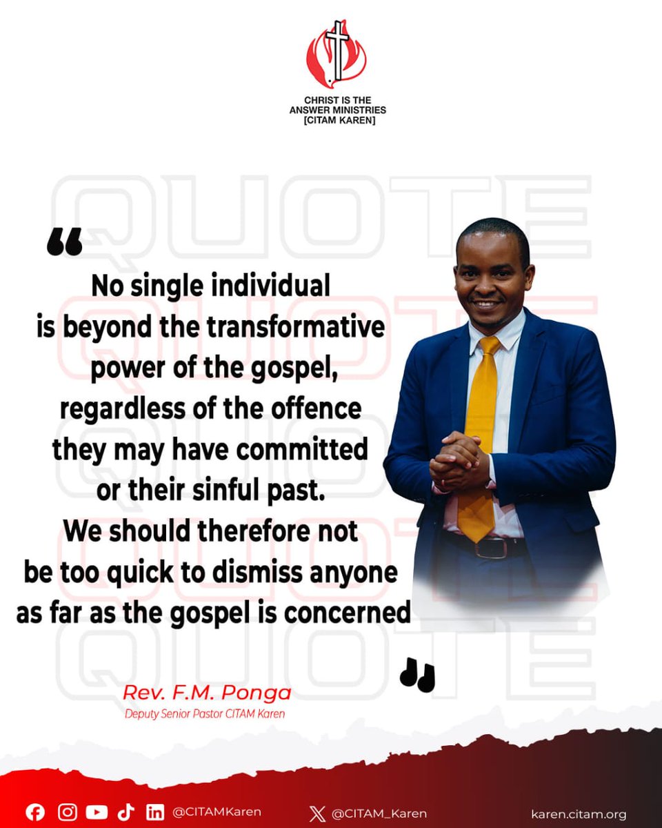 #ForgivenessAndReconciliation
<a href="/CITAM_Karen/">CITAM Karen</a>