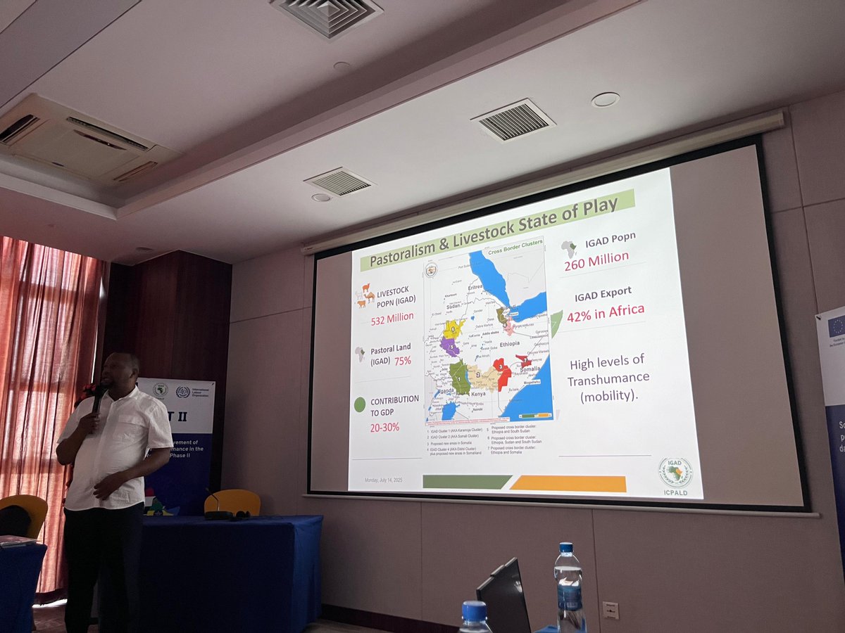 UEaDjibouti's tweet image. A heartfelt thank you to our partners @ILO, @IGAD_ICPALD, and our Djiboutian counterparts for their valuable collaboration during the dialogue on the IGAD Protocol on Transhumance.
Together, we move towards free movement of transhumance and regional integration in the HoA!