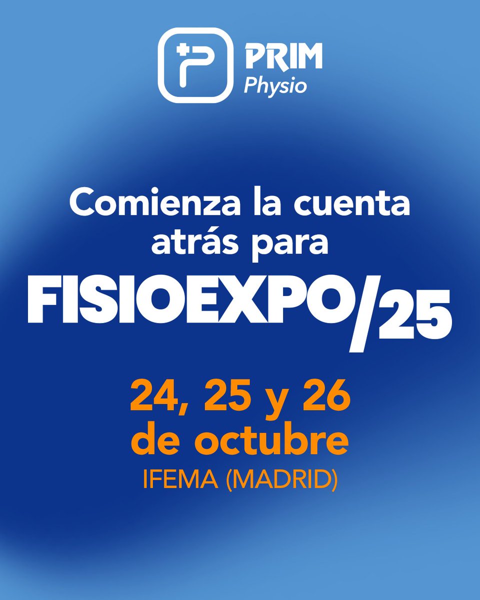 ¿Te lo esperabas? ¡Te lo confirmamos! 🙌

#PRIMPhysio estará presente un año más en la feria más relevante del campo de la fisioterapia en España: FISIOEXPO25

Y lo haremos a lo grande, con talleres, fisios referentes y muchas más sorpresas 😉👇