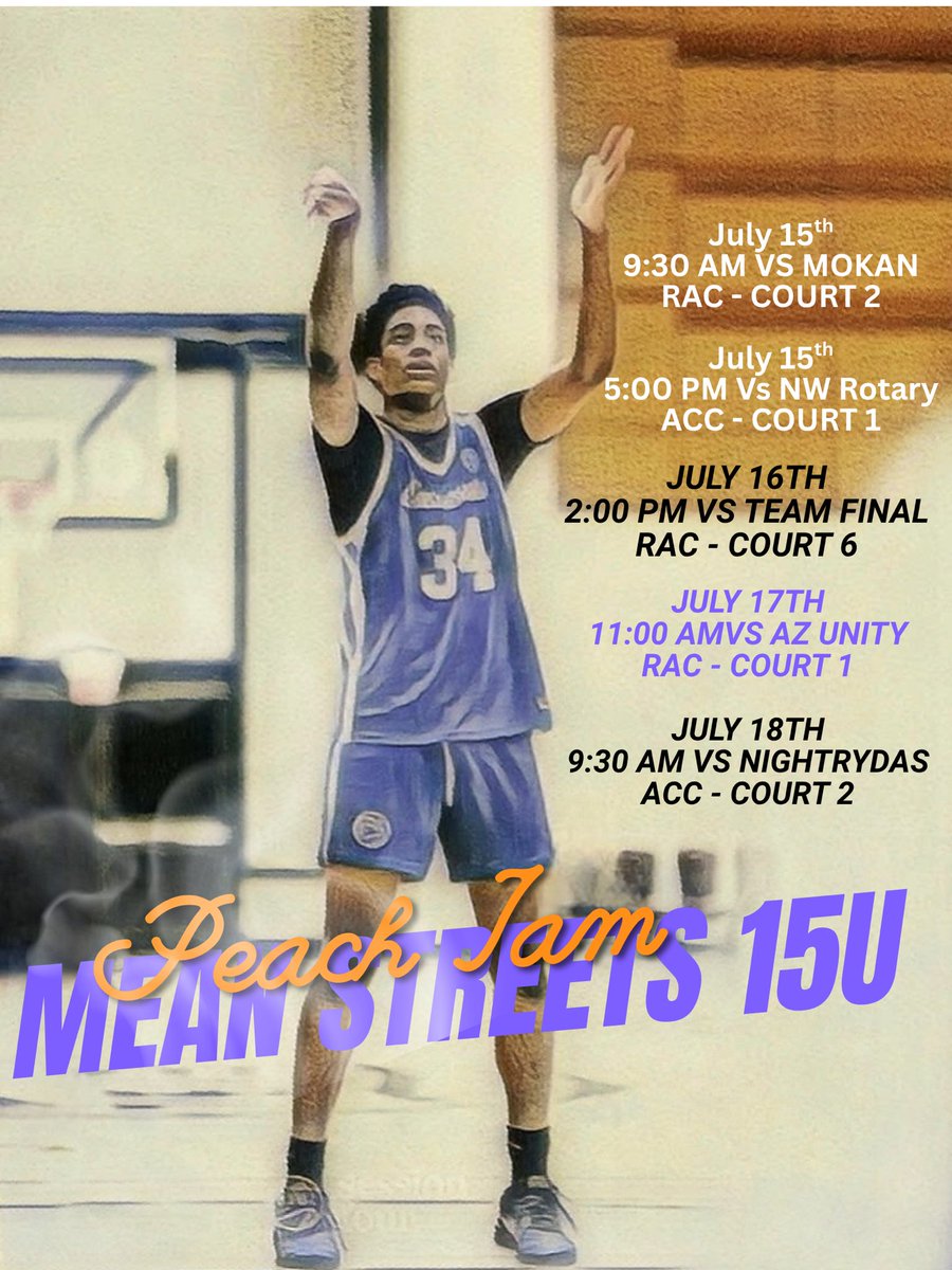 Peach Jam Schedule