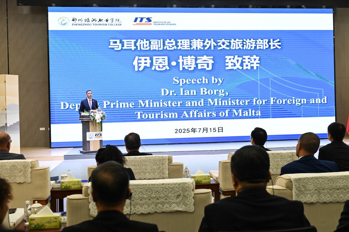 DeputyPMIanBorg's tweet image. Education is a bridge between nations, bringing people together to learn from one another.
I was honoured to inaugurate the new @MaltaITS satellite campus in Zhengzhou this morning, the second ITS campus in China.
A heartfelt thank you to the students and staff of the…