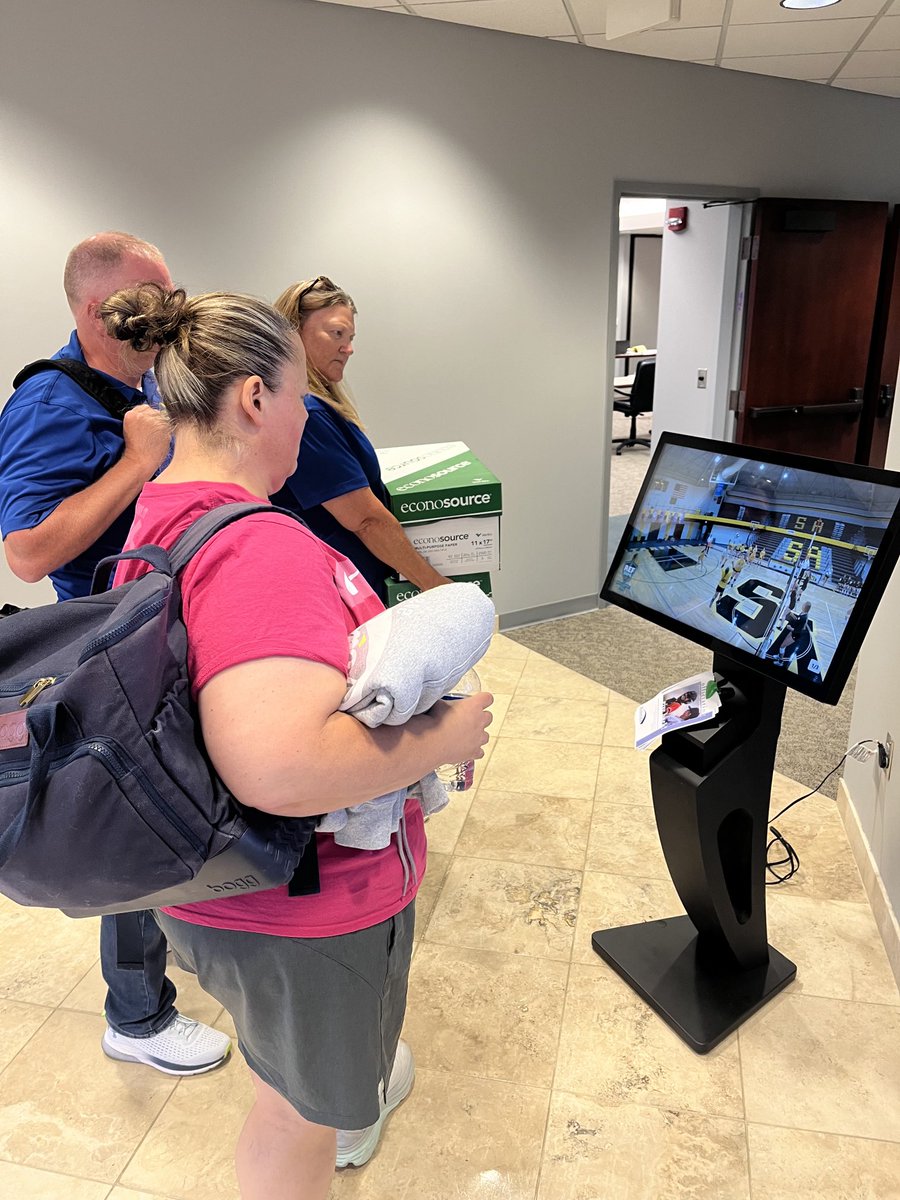 goody_scott's tweet image. We had a productive day for our Volleyball Area Supervisors and LOA reps in our building for our 2025 meeting prep. Our @RefReps kiosk even had our Volleyball simulator updated just in time!