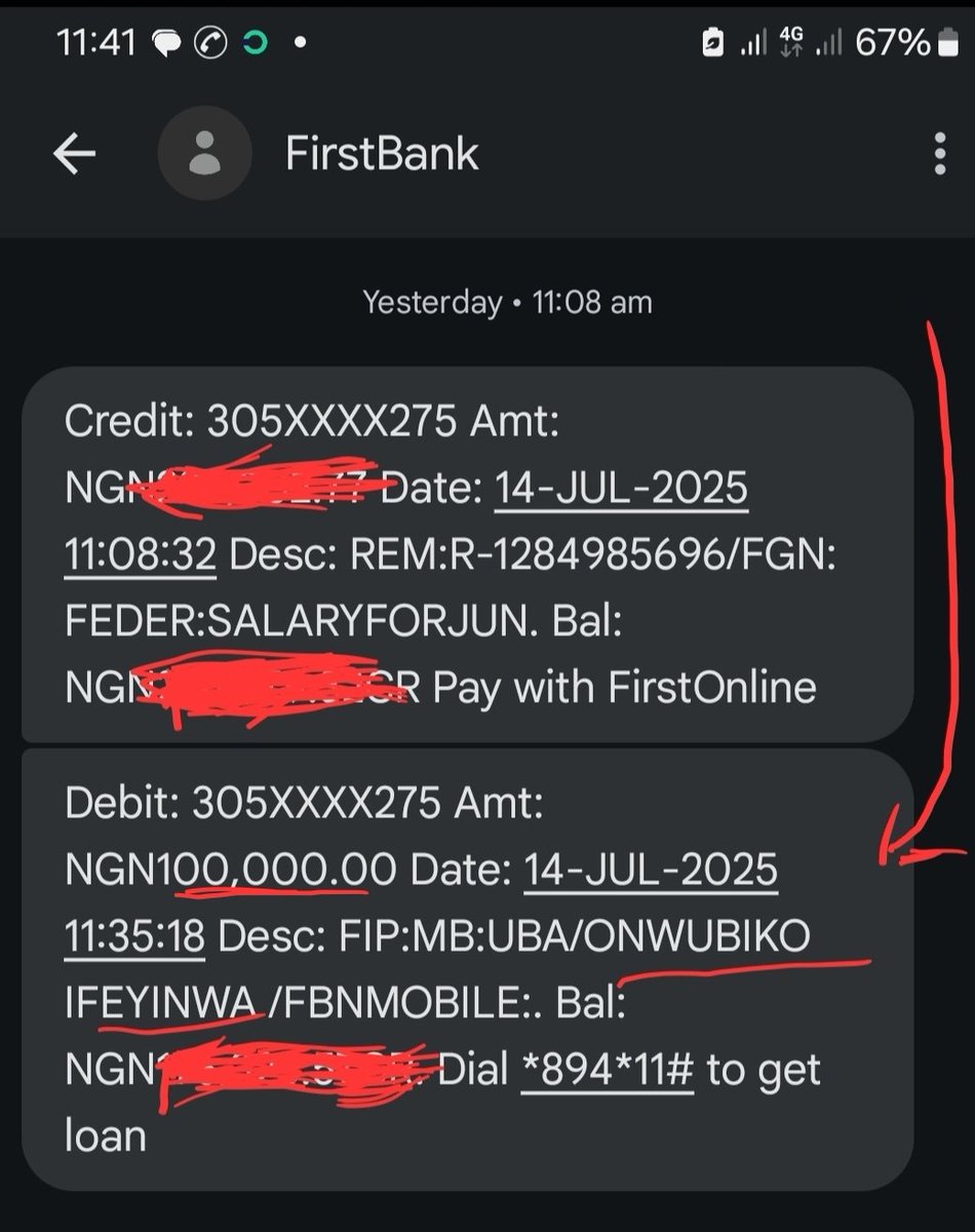 BarryChisco's tweet photo. @FirstBankngr @FBN_help @officialEFCC @cenbank 
Yesterday I made these transfers:- 
From my Firstbank - 3057005275 - Onwubiko Chisom E. 

To a UBA - 2038420519 - Onwubiko Ifeyinwa F. 100,000

And another to GTB 0129374870 - Onwubiko Chisom E. 2,000

Till now no alert no reversal https://t.co/Hg62nLjFB5